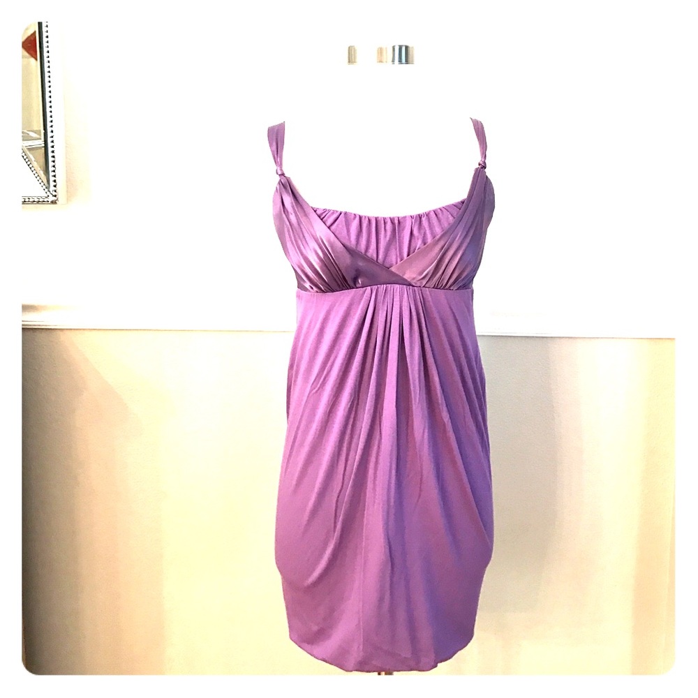 BEBE Lavender Mini-Dress