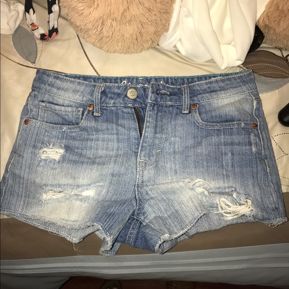 3 FOR 15 ! ripped jean shorts - Picture 1 of 3