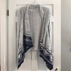 Asymmetrical cardigan