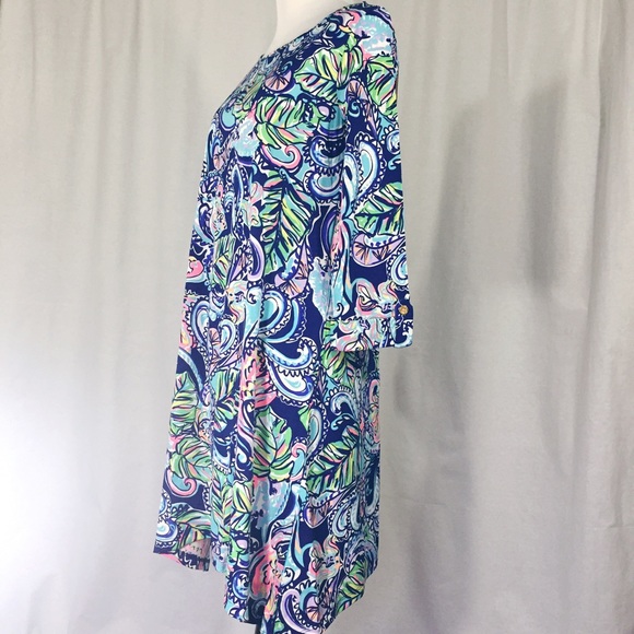 NWT Lilly Pulitzer Edna Dress Hanging with Fronds - Picture 5 of 8