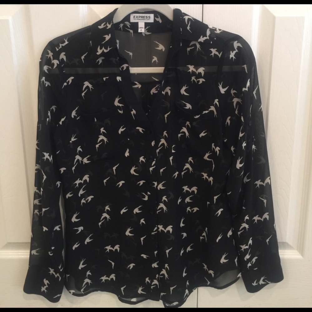 Small Original Bird Portofino Button Up Blouse