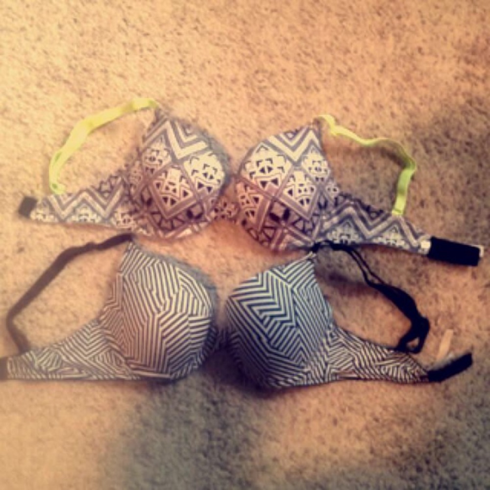 PINK bras push up bras