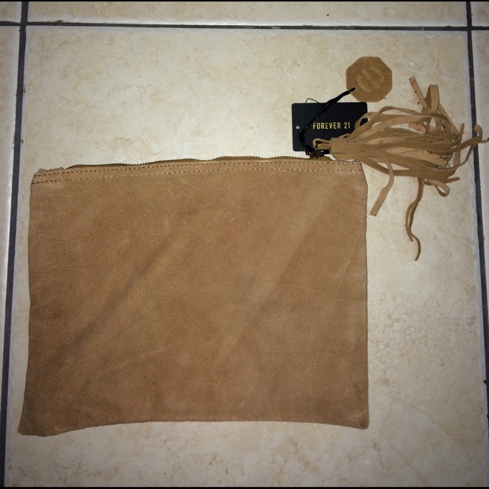 Forever 21 Genuine Leather Clutch