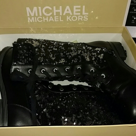 michael kors sparkle boots