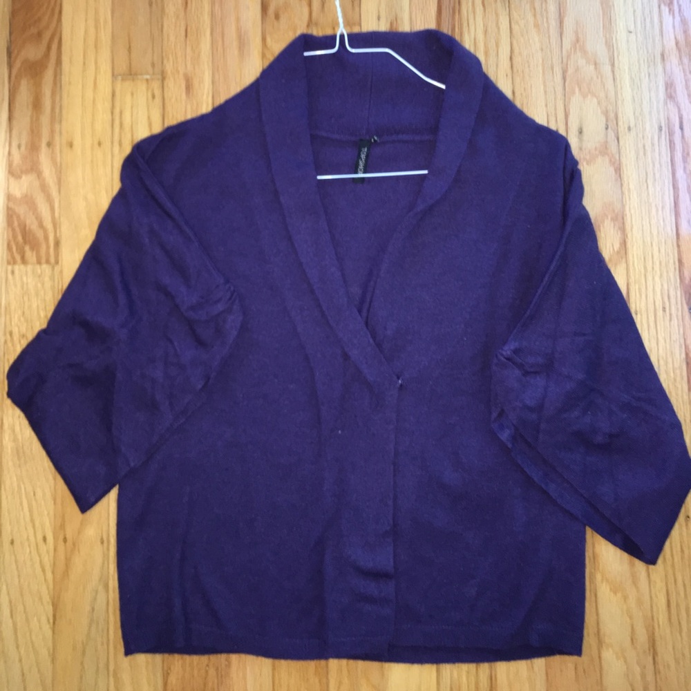 Topshop purple knit top - size 6