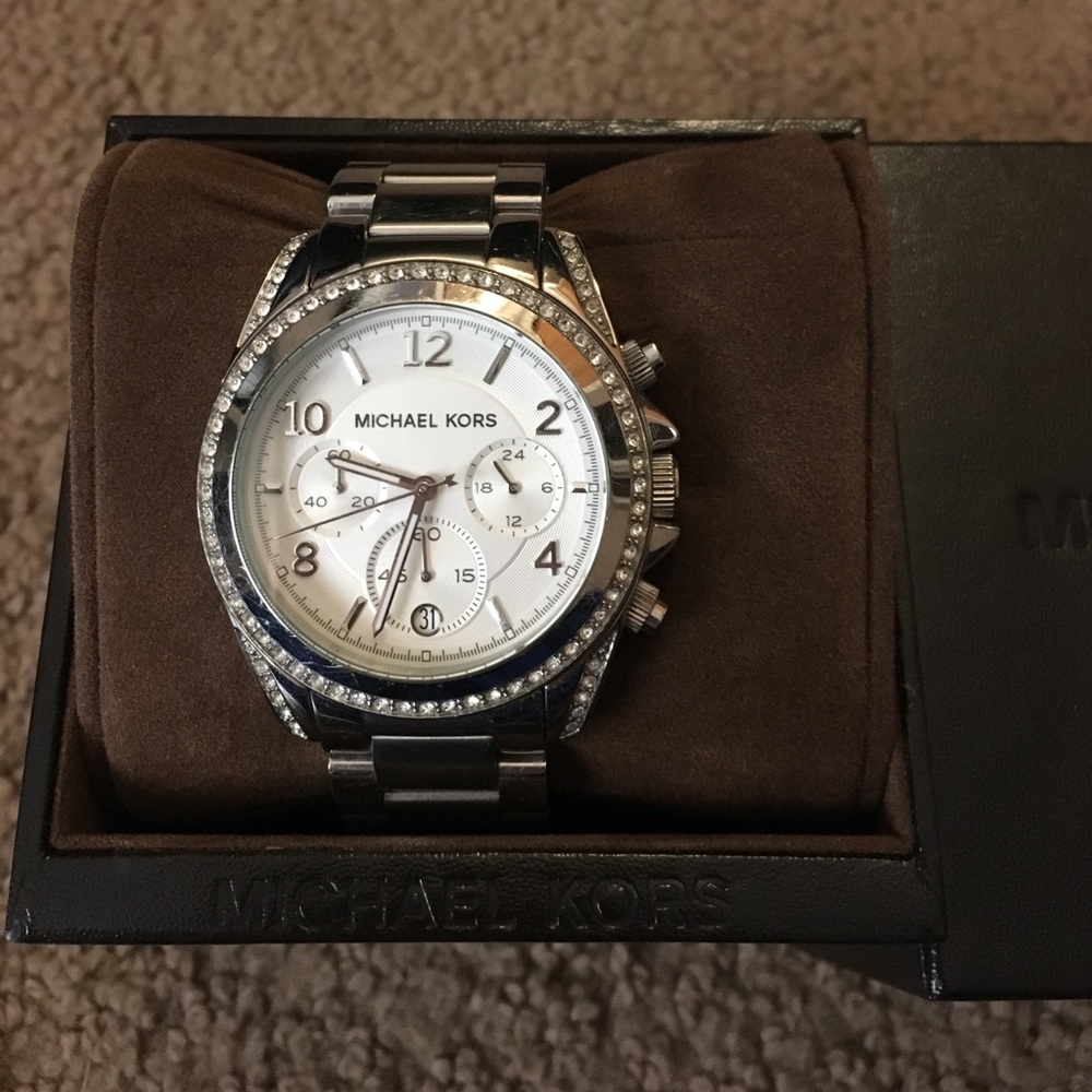 Authentic Michael Kors Silver Blair watch