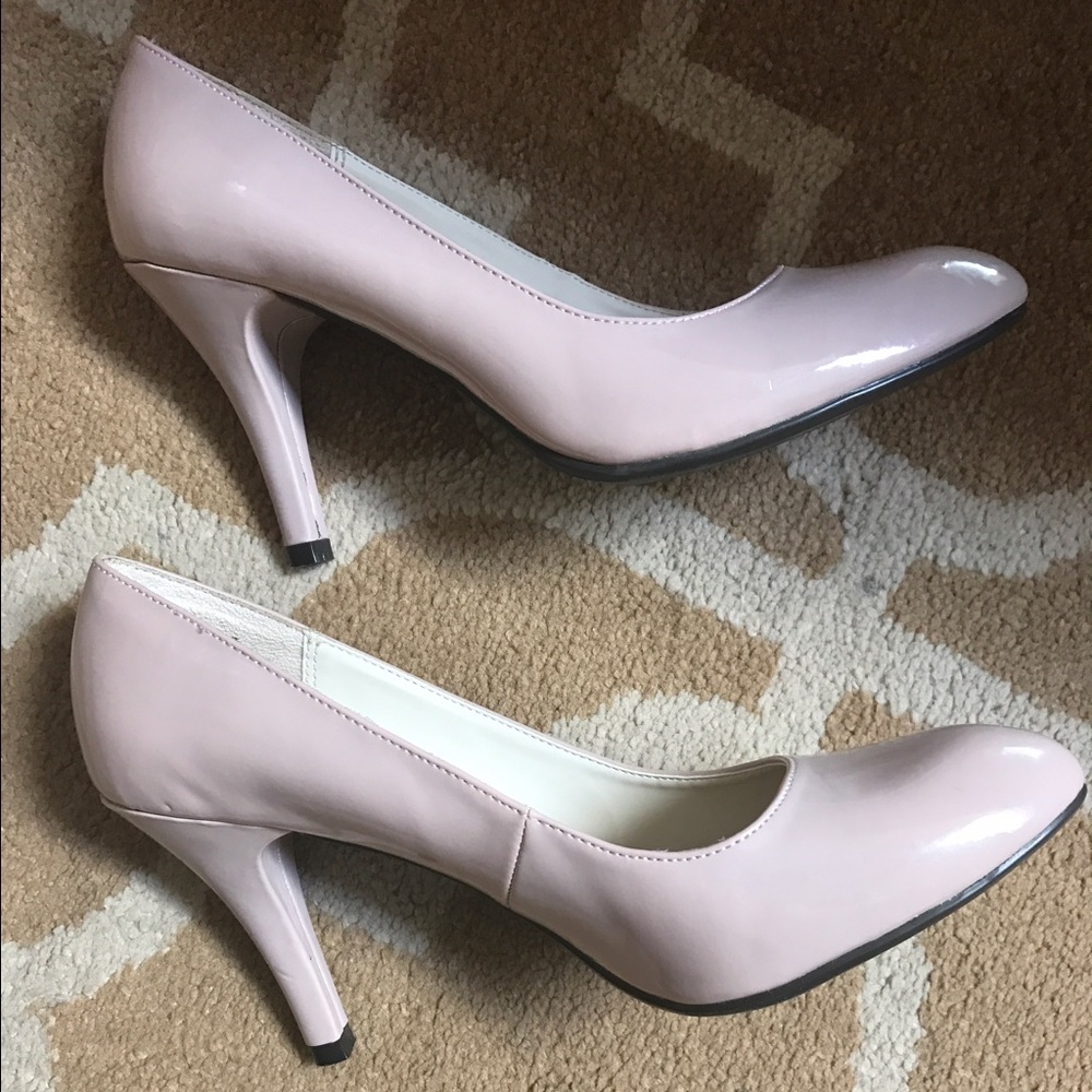 Nude high heels