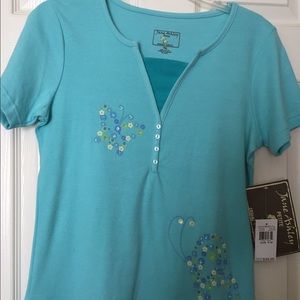 Jane Ashley NWT Women's PM top