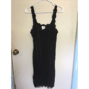 NWOT Free People Intimates Black Lace Slip