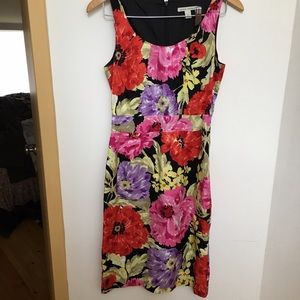 Banana Republic floral sheath dress size 0