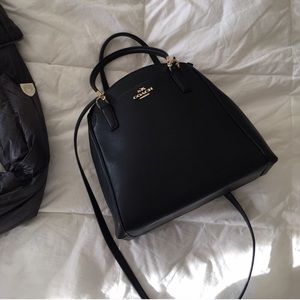 Coach Structured Pebbled Leather Crossbody Bag