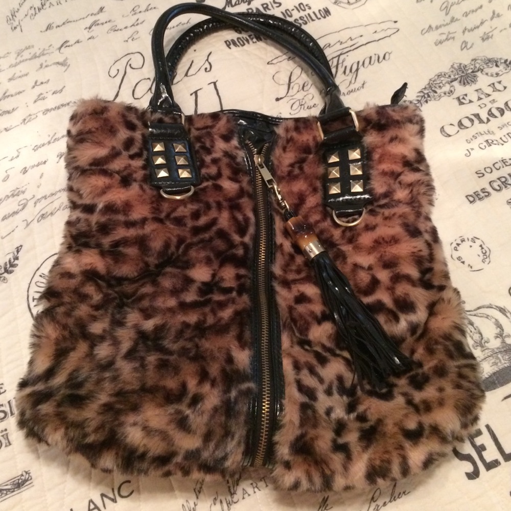 Faux Fur Handbag