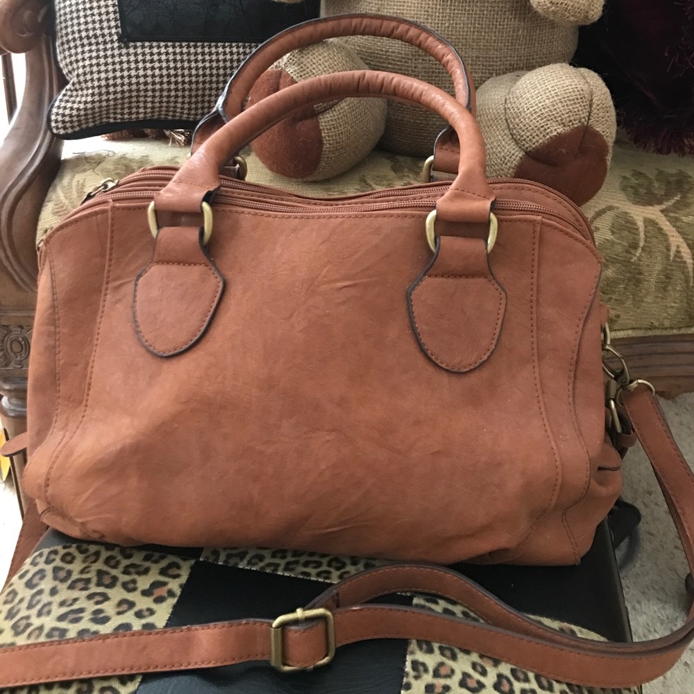 Faux leather Bueno handbag