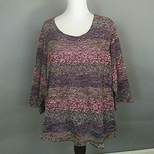 FLORAL SPRING TUNIC PLUS 26 28