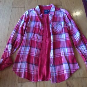 Red plaid shirt