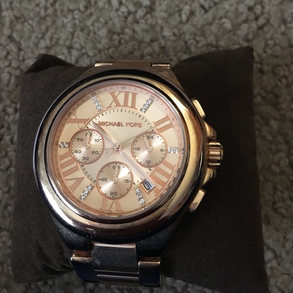 Authentic Michael Kors Camille rose gold watch main image 3
