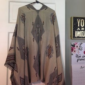 Boho poncho