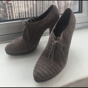 Rocco P for Barneys NY suede lace-up booties