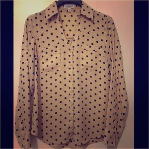 Beige and black Express Portofino shirt