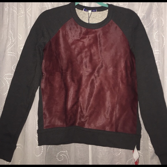 Rebecca Minkoff real fur pull over sweater - Picture 1 of 4