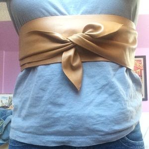Zara faux leather waist belt/wrap