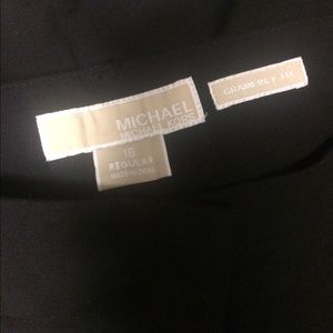 Michael Kors Gramercy Black Slacks. NWT.