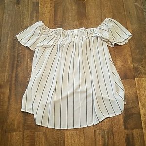 Off the shoulder blouse