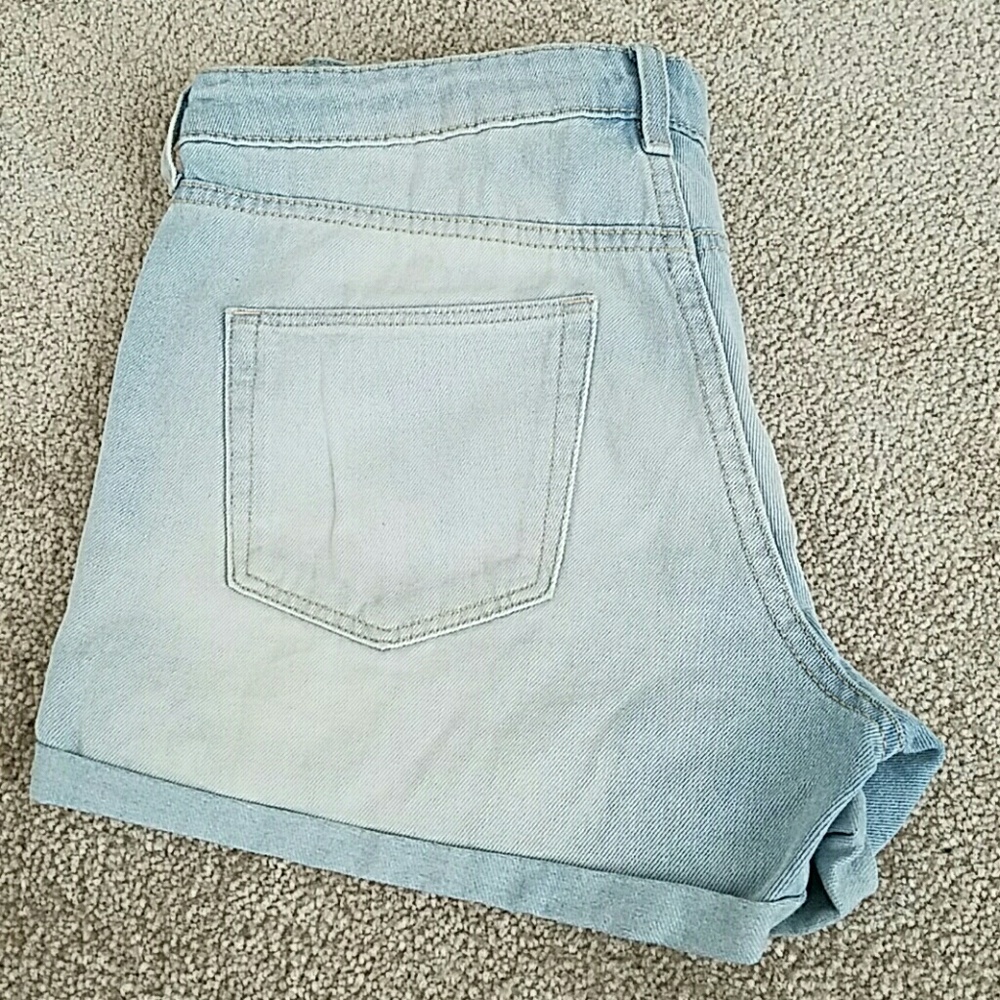 High waisted shorts