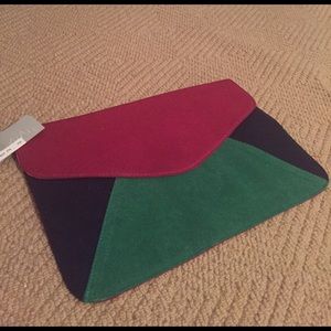 Large Colorblock Clutch