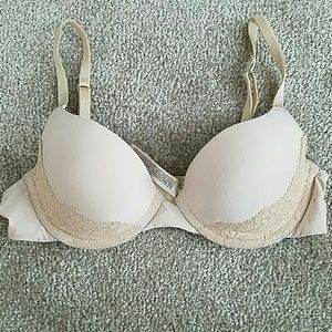 Nude push up bra