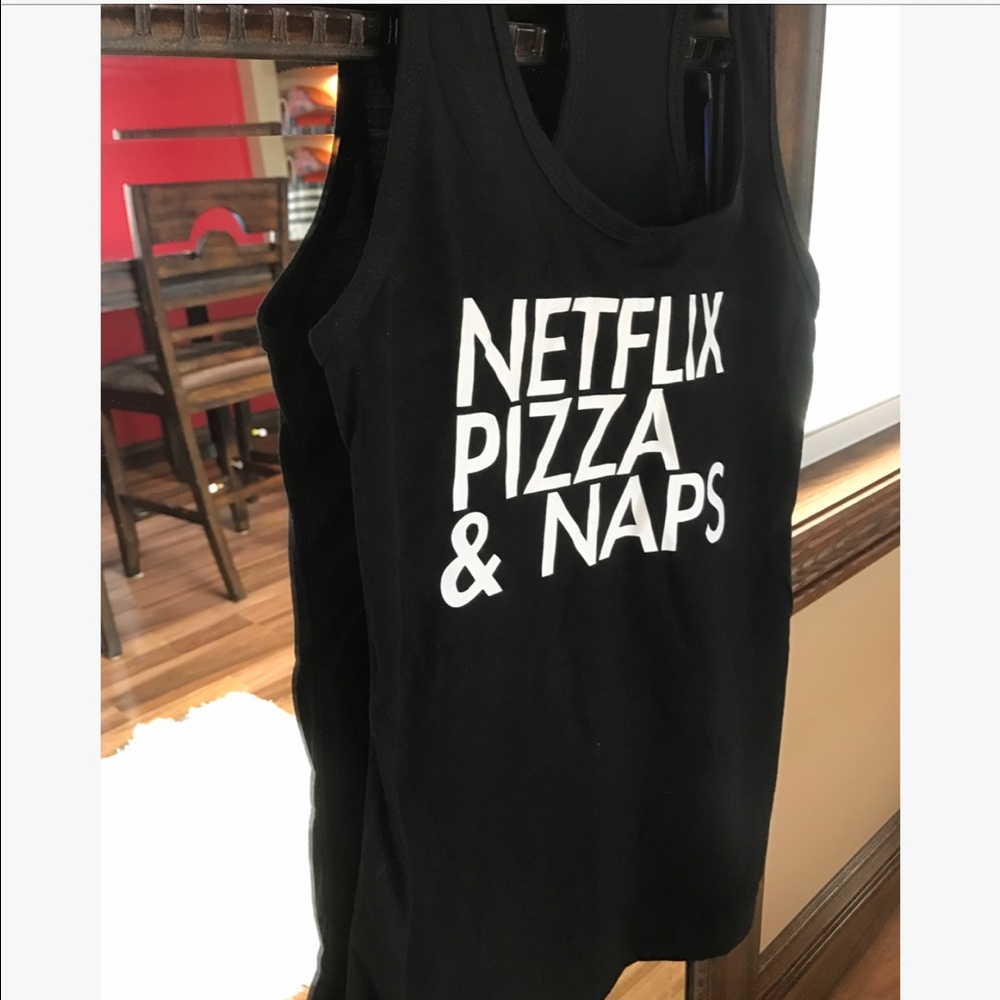 SOLD OUT // Netflix, Pizza, & Naps Tank Top - Picture 6 of 6