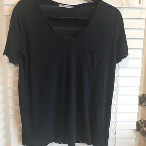 T Alexander Wang navy t shirt