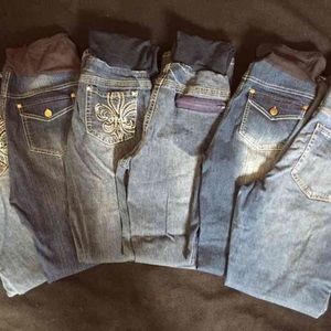 pregnancy maternity jeans Lot set