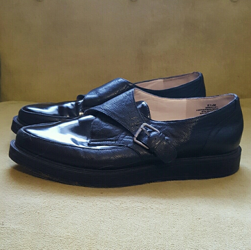 Nine West Patent Leather Monk/Oxford Creepers