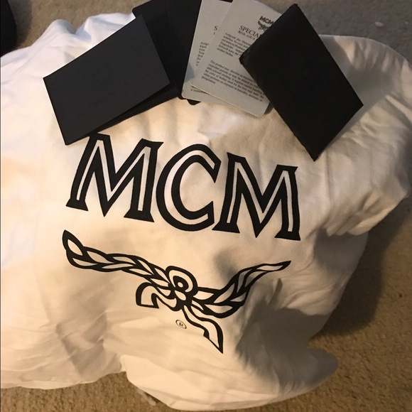 ❌Sold🚫 MCM backpack - Picture 7 of 8