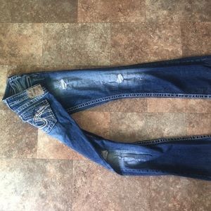 Super cute  silver jeans 👖💕