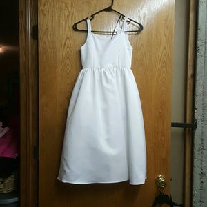 White Flower Girl Dress