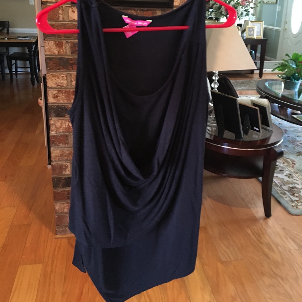 Black tank top