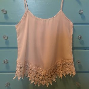 Cream Tank Top