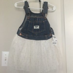 Oshkosh "fancy" overall dress