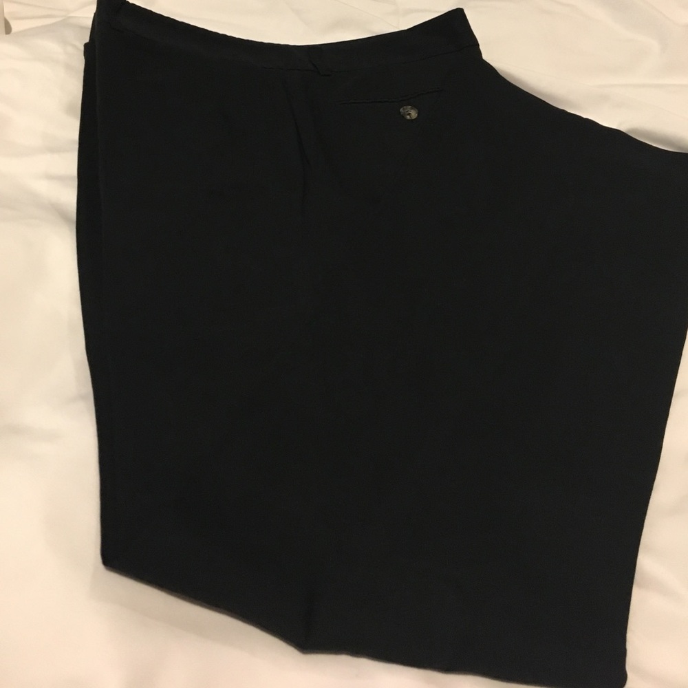 Theory Black Linen Pants