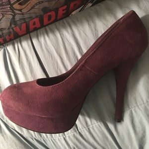 Purple 4" heel