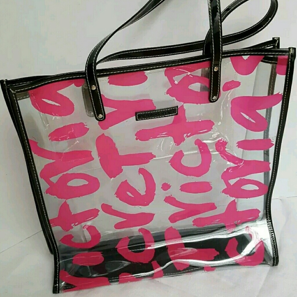 🚨 -SOLD Victoria Secret Vinyl Tote Bag
