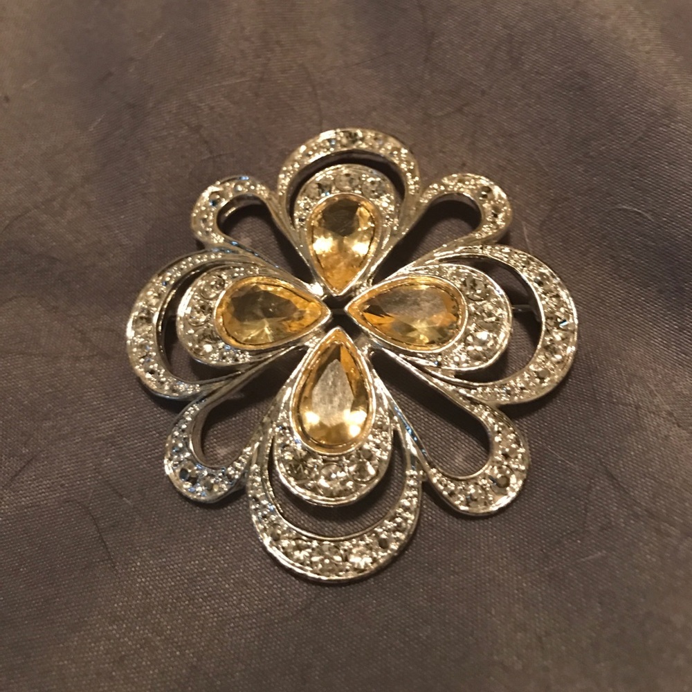 Jeweled brooch