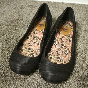 Rocket Dog black wedges