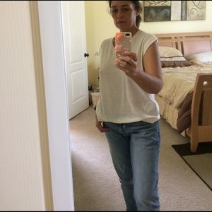 BCBGMAXAZRIA Sweater top white X-small NWT