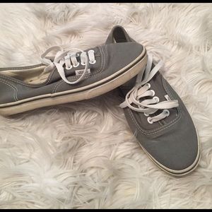 Women's grey Vans