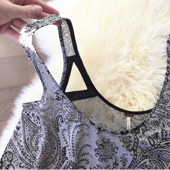 NWOT Free People Paisley Lace Tank! - Picture 5 of 8