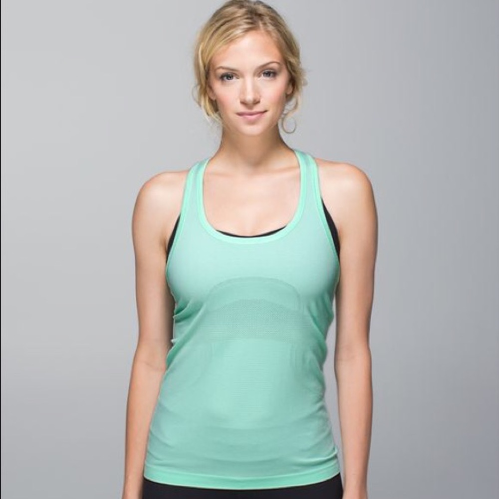 Lululemon Run Swiftly Tank - Size 8, Menthol Green