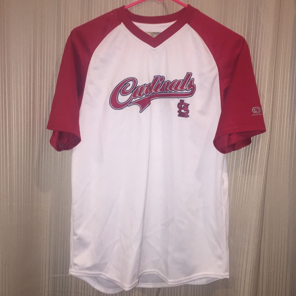 Boys size Large STL Cardinals jersey